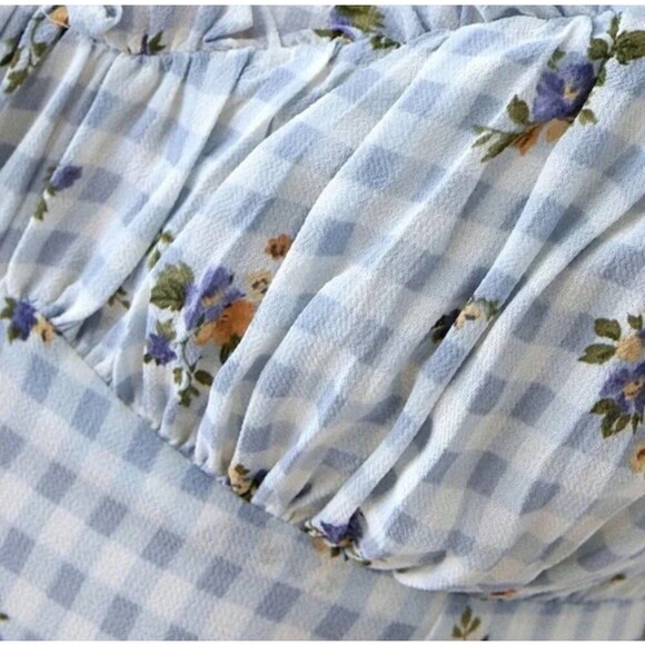 Reformation Embry Size 2 Midi Floral Dress Spaghetti Straps - Picture 10 of 16